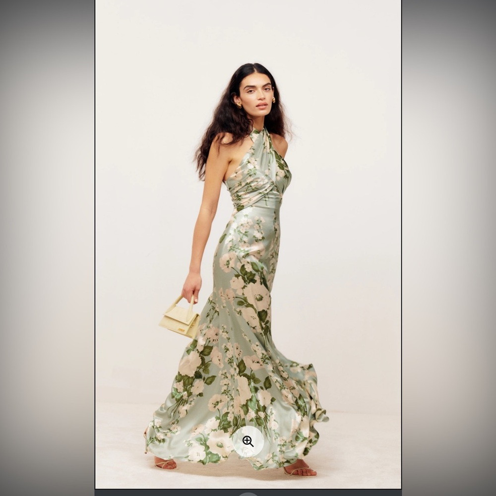 Reformation Veria Silk Dress